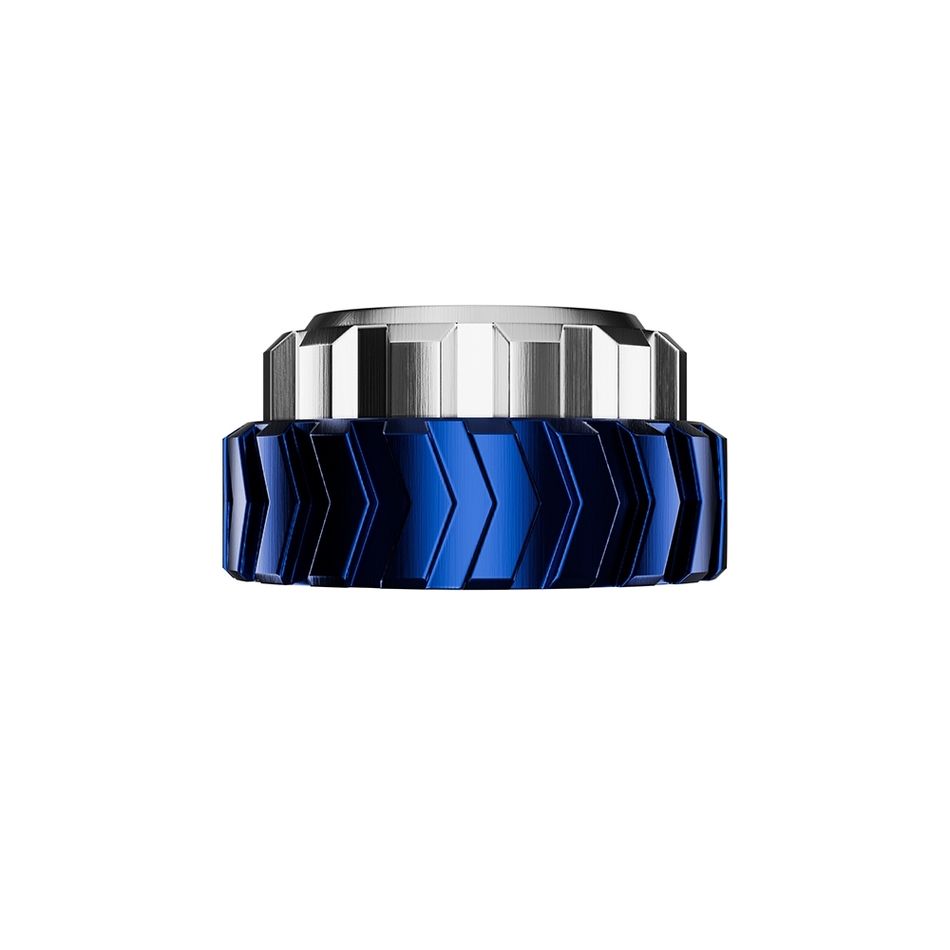 Tsar Bomba 機械公爵 | Reactor系列 TB8213A-03 | 配件可自由拆換 自動上鍊 銀框 藍色氟橡膠錶帶 機械錶側面錶框