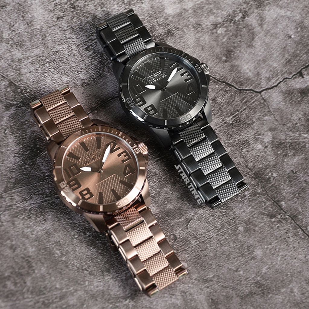 INVICTA ｜Speedway 46305｜ 鐵灰色系 不鏽鋼錶帶 石英錶系列圖