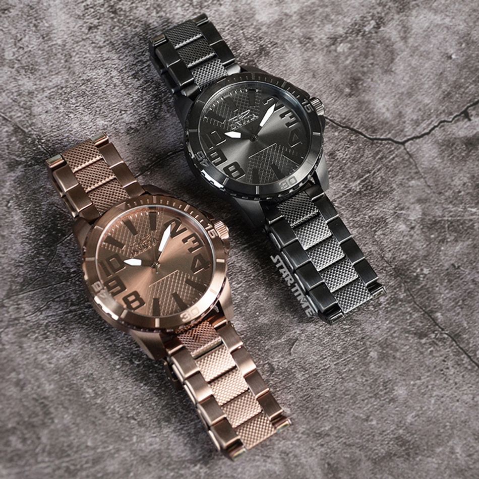 INVICTA ｜Speedway 46305｜ 鐵灰色系 不鏽鋼錶帶 石英錶系列圖