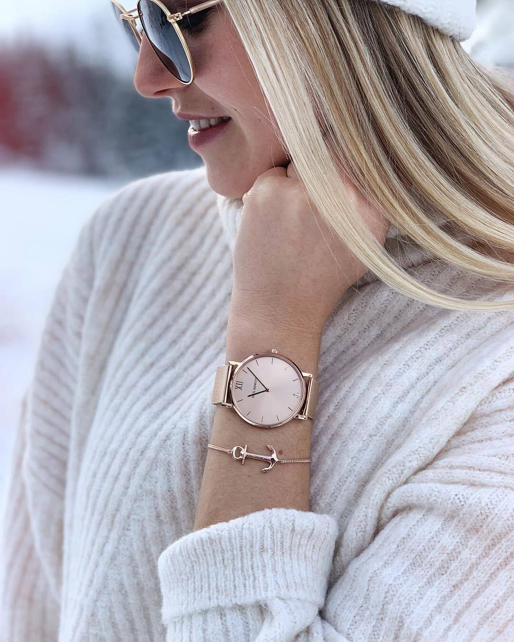 Paul Hewitt | Perfect Match PH-PM-1 | 玫瑰金米蘭帶經典套組 實戴展示