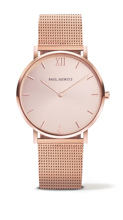 Paul Hewitt | Perfect Match PH-PM-1 | 玫瑰金米蘭帶經典套組 手錶正面