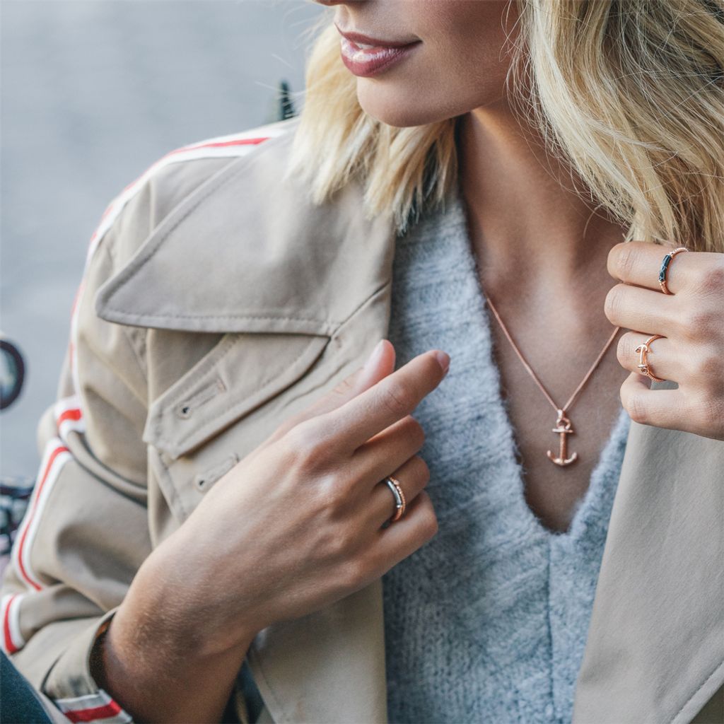 Paul Hewitt | Rings PH-FR-STRO-R | 北極星環繩型玫瑰金戒指實戴展示