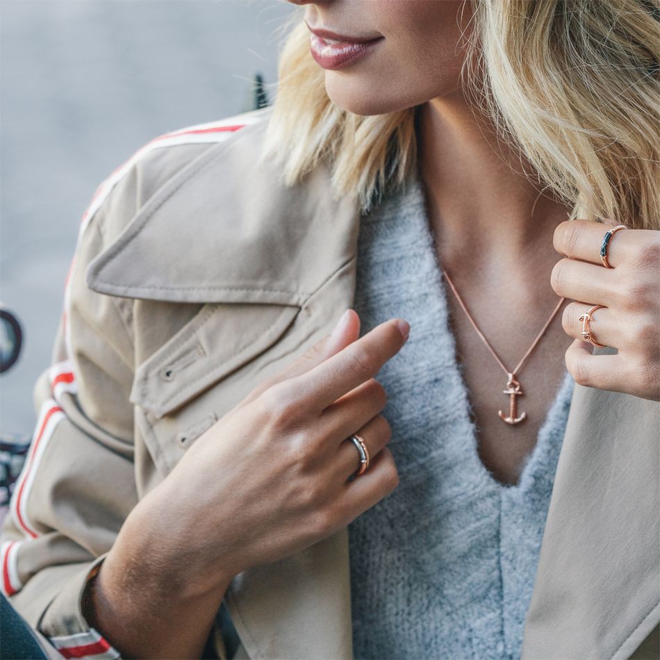 Paul Hewitt | Rings PH-FR-STRO-R | 北極星環繩型玫瑰金戒指實戴展示