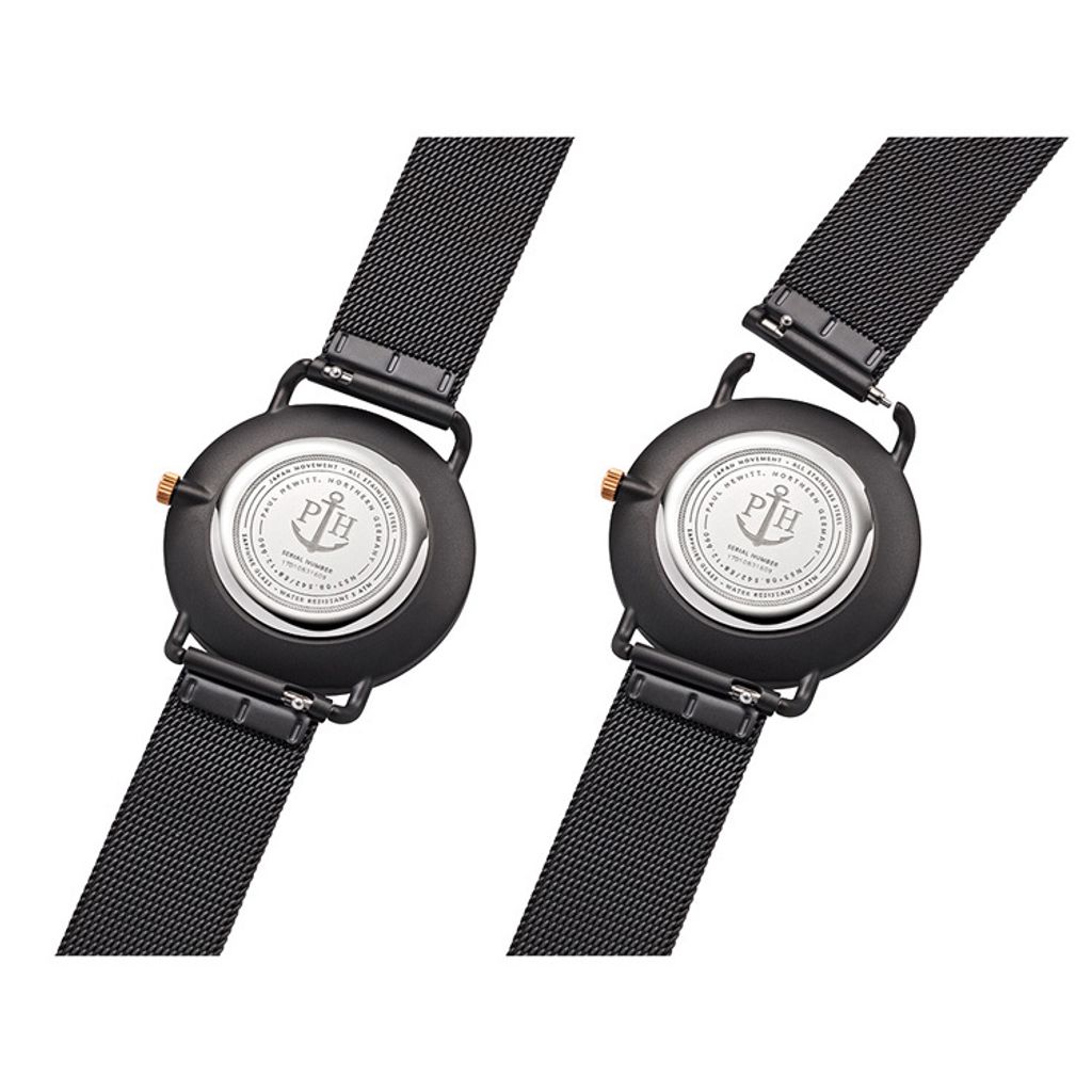 Paul Hewitt | Miss Ocean Line PH-M-B-BS-5S | 海洋女神米蘭腕錶背面細節