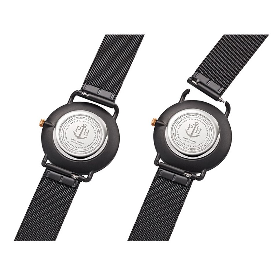 Paul Hewitt | Miss Ocean Line PH-M-B-BS-5S | 海洋女神米蘭腕錶背面細節