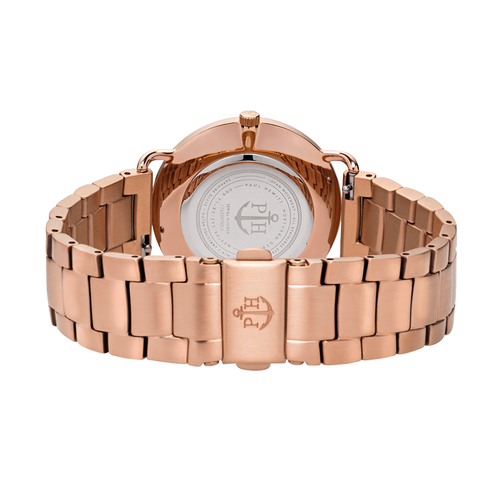 Paul Hewitt | Miss Ocean Line PH-M-R-M-33S | 海洋女神-大理石面鋼帶腕錶背面