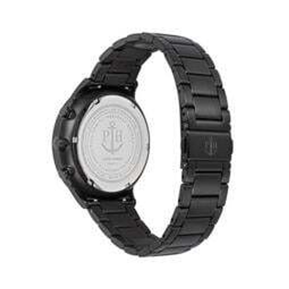 Paul Hewitt | Chrono Line PH004016 | 黑面 黑框 不鏽鋼鐵錶帶  腕錶背面