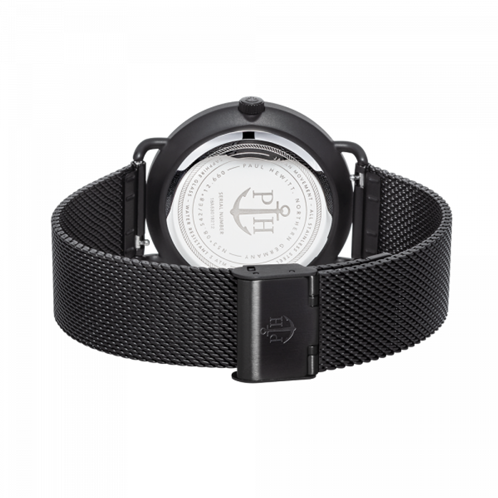 Paul Hewitt | Breakwater Line PH-BW-BGM-BS-5M | 破浪風格米蘭帶腕錶背面