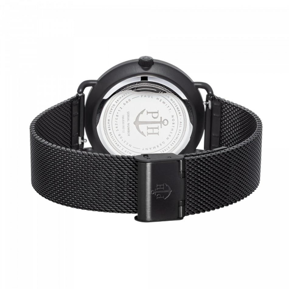 Paul Hewitt | Breakwater Line PH-BW-BGM-BS-5M | 破浪風格米蘭帶腕錶背面