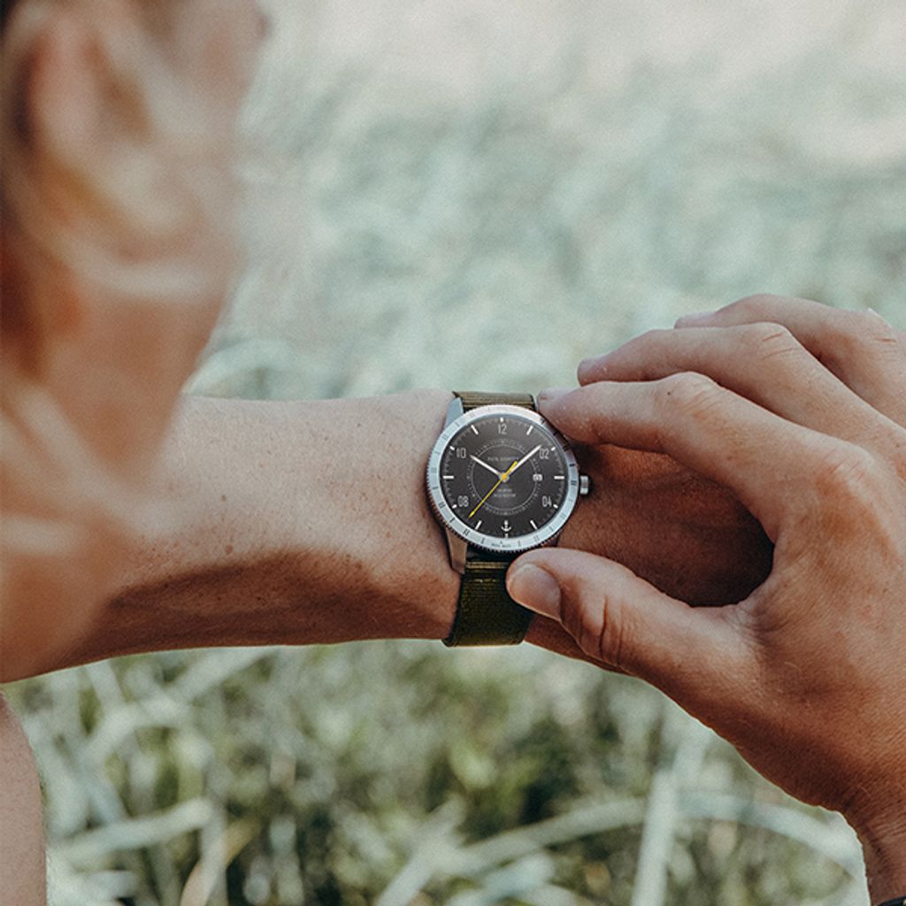 Paul Hewitt | Tide Runner PH002831 | 黑面不鏽鋼腕錶競艇男錶套組實戴參考