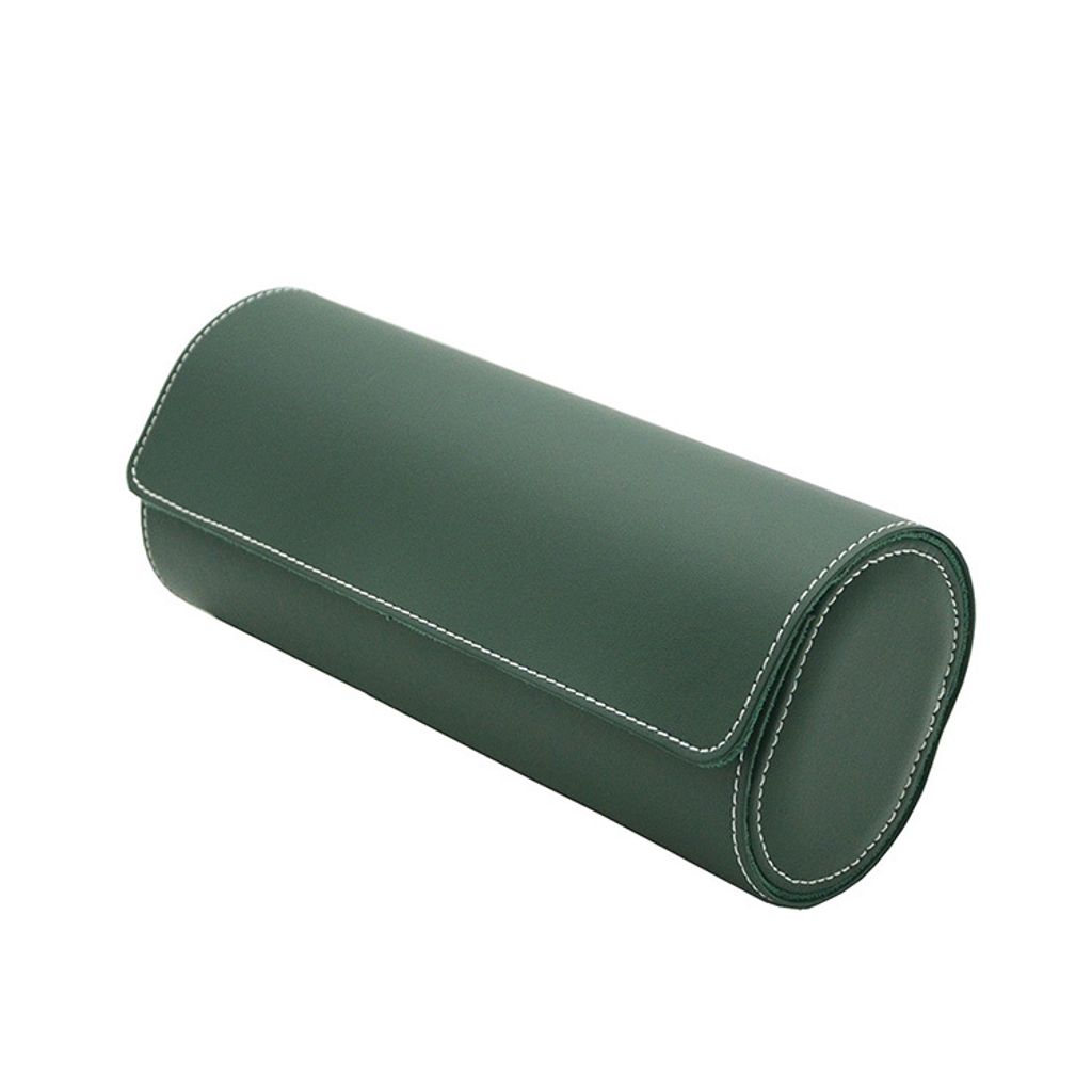 手錶收納盒  LBG001-3 皮革手錶收納盒 三入錶盒 質感綠側面