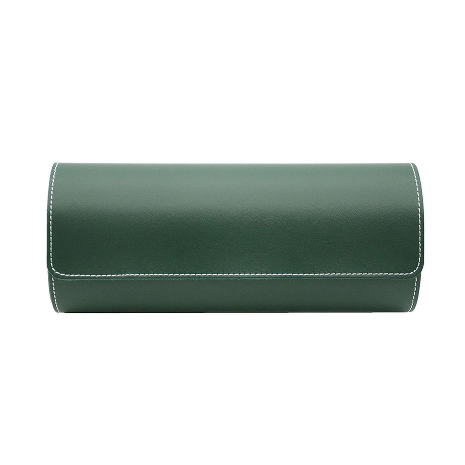 手錶收納盒  LBG001-3 皮革手錶收納盒 三入錶盒 質感綠正面