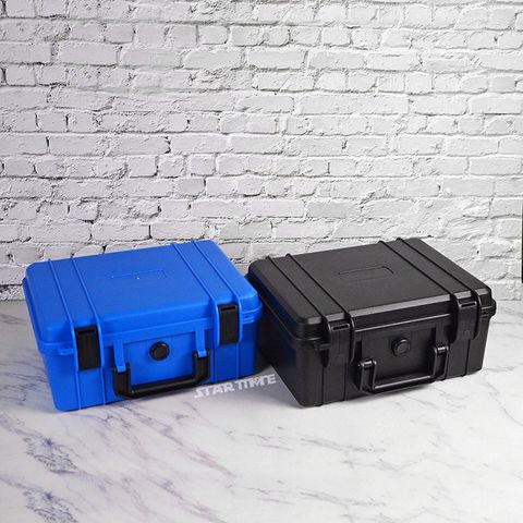 手錶收納盒  可攜帶式 藍色手提防撞手錶收納盒 攜帶方便錶盒 6入錶盒系列圖