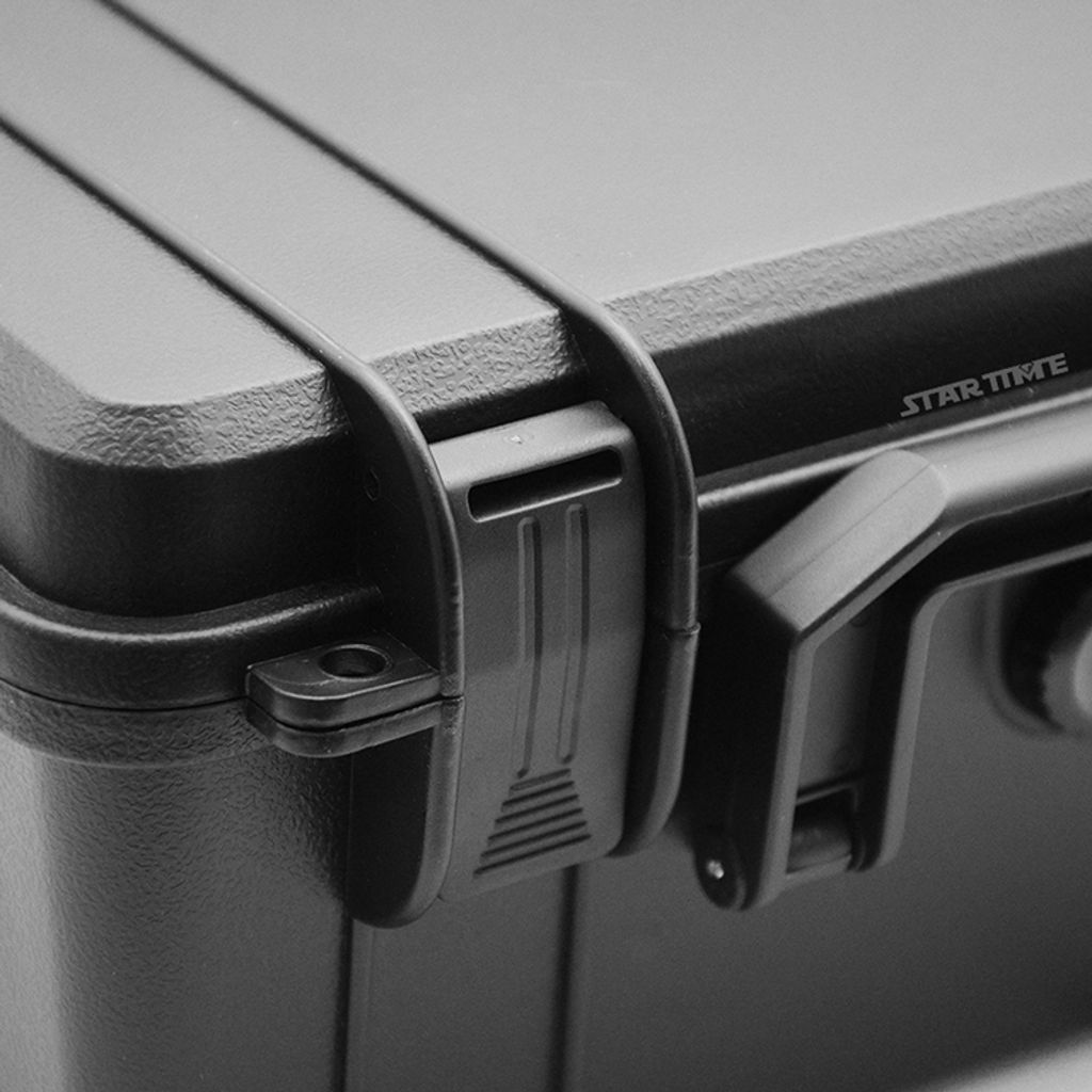 手錶收納盒  可攜帶式 黑色手提防撞手錶收納盒 攜帶方便錶盒 6入錶盒鎖頭