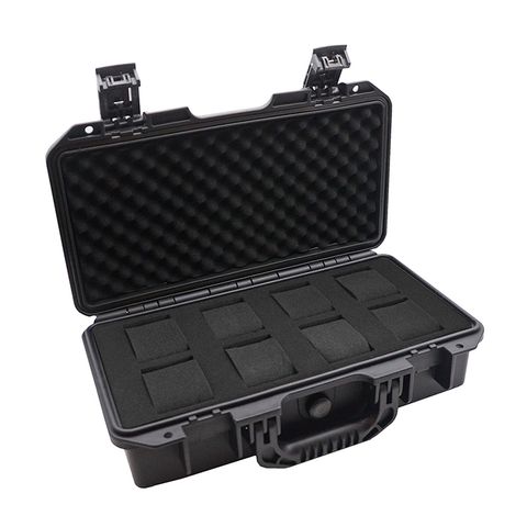 手錶收納盒  可攜帶式 黑色手提防撞手錶收納盒 攜帶方便錶盒 8入錶盒 側面開蓋