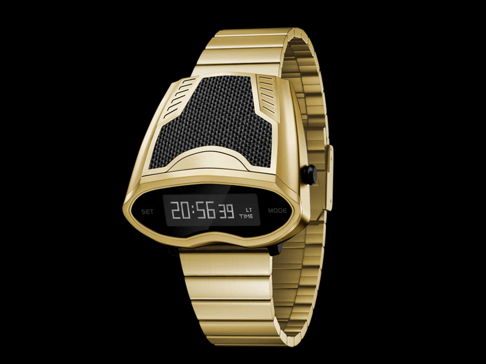 Benlydesign | Viperis S2000-G | 時光機OLED 顯示造型電子錶 側面