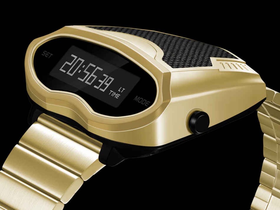 Benlydesign | Viperis S2000-G | 時光機OLED 顯示造型電子錶 錶面細節