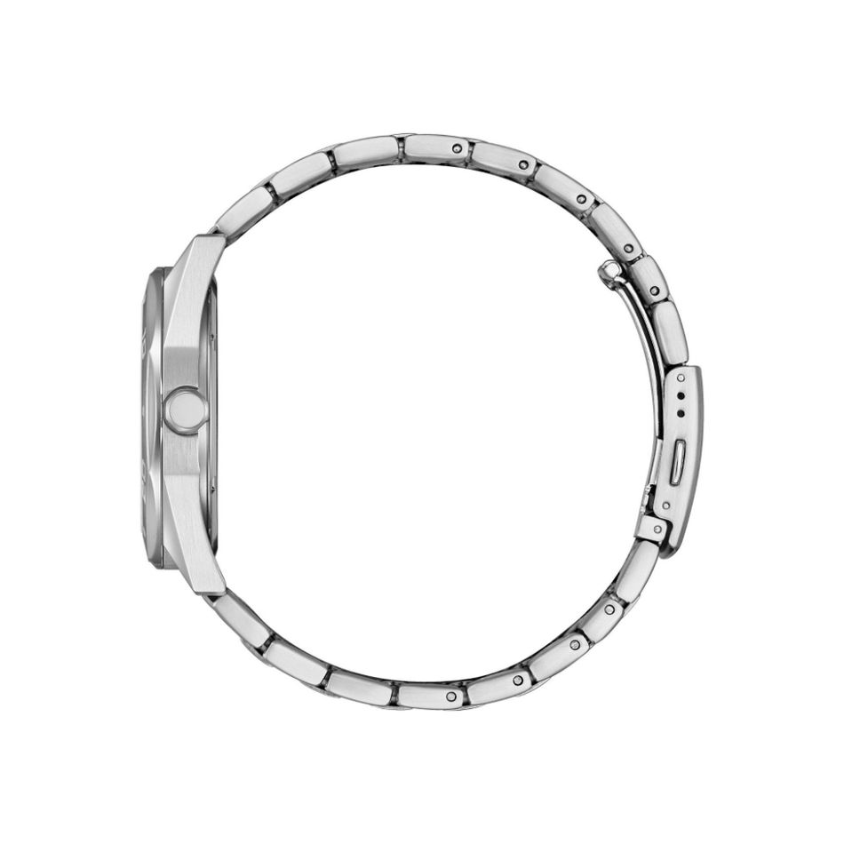 CITIZEN 星辰 | Gents系列 BM7631-87M |  藍夜 八角形格紋錶盤男士腕錶 藍面 側面