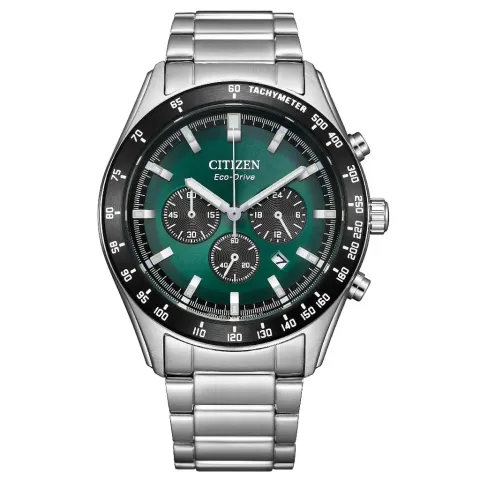 CITIZEN | 星辰Chronograph系列 CA4674-58X | 日期窗 三眼計時手錶 43mm 正面