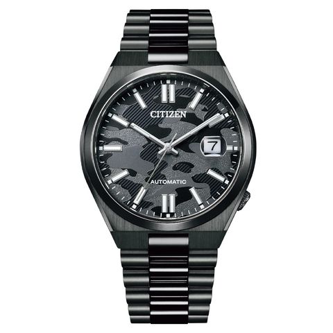 CITIZEN 星辰 | Mechanical NJ0155-87E | 迷彩造型 自動上鍊機械錶 正面