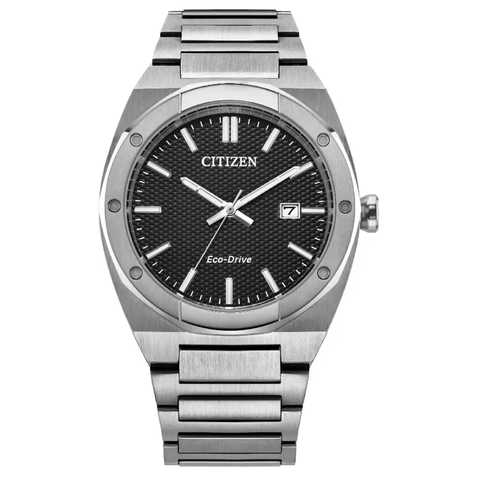 CITIZEN星辰 | BM7660-54E | 日期窗 光動能 父親節推薦錶款 男錶 正面