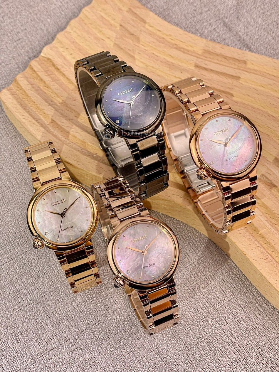 CITIZEN 星辰 | L系列 EM0912-84Y | 流沙光動能女錶 系列圖