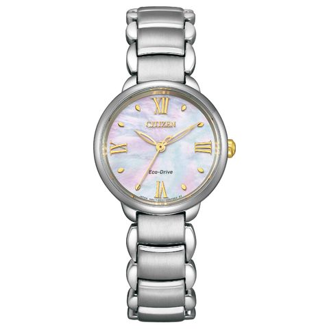 CITIZEN星辰 | L系列 EM0927-87Y | 光動能 優雅時尚腕錶28mm 正面