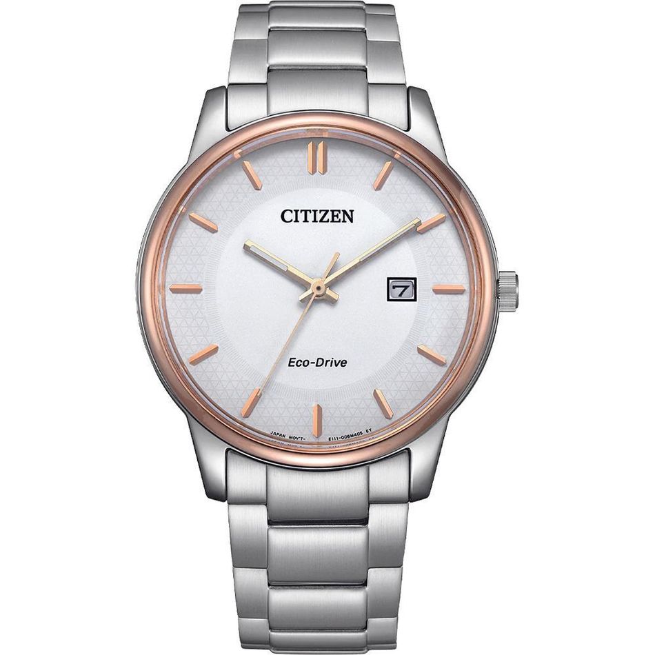 CITIZEN 星辰 I PAIR BM6979-74A I 對錶 光動能 簡約經典手錶40mm 正面