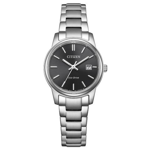 CITIZEN 星辰 | PAIR系列 EW2318-90E | 經典光動能女錶27.5mm 正面