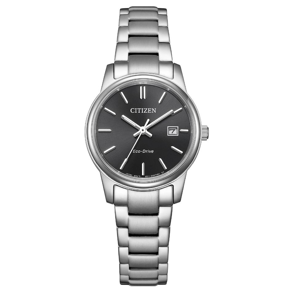 CITIZEN 星辰 | PAIR系列 EW2318-90E | 經典光動能女錶27.5mm 正面