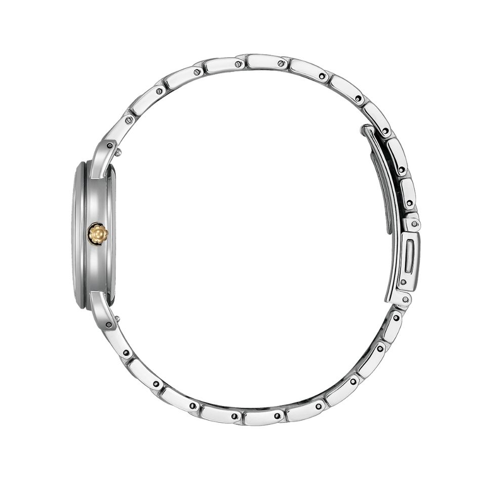 CITIZEN星辰 | Wicca 公主系列 KP6-014-21 | 白蝶貝 太陽能腕錶 側面