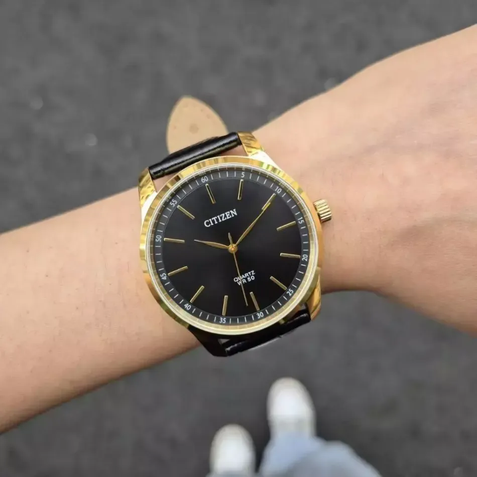 CITIZEN星辰 | GENT'S系列 BH5002-02E | 石英機芯 簡約三針石英腕錶 42mm 實戴展示