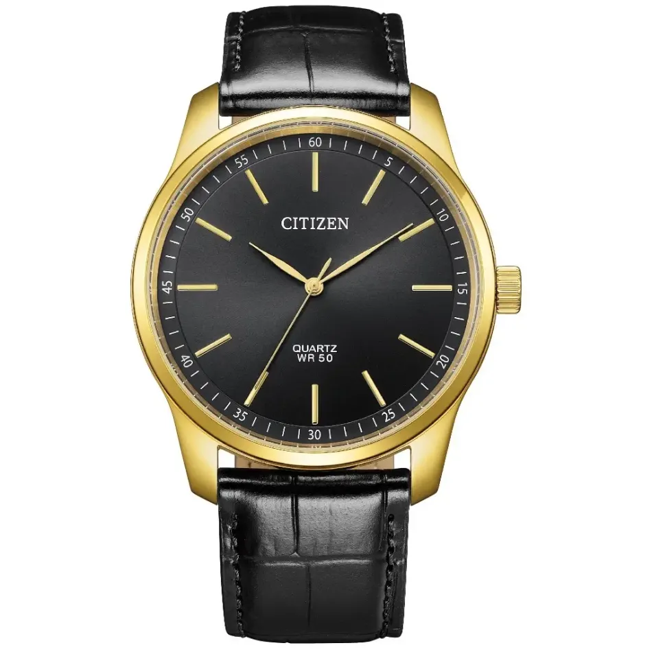 CITIZEN星辰 | GENT'S系列 BH5002-02E | 石英機芯 簡約三針石英腕錶 42mm 正面