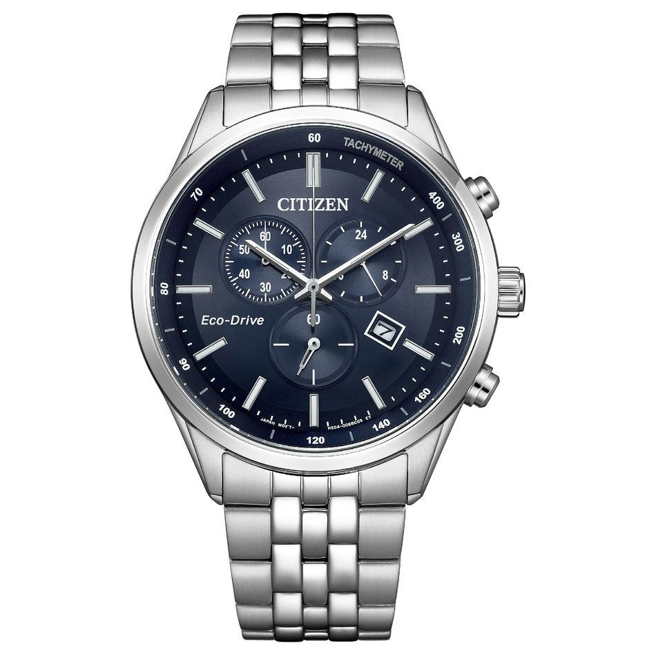 CITIZEN 星辰 I GENT'S系列 AT2570-56L | Eco-Drive 光動能計時腕錶 手錶 男錶 正面