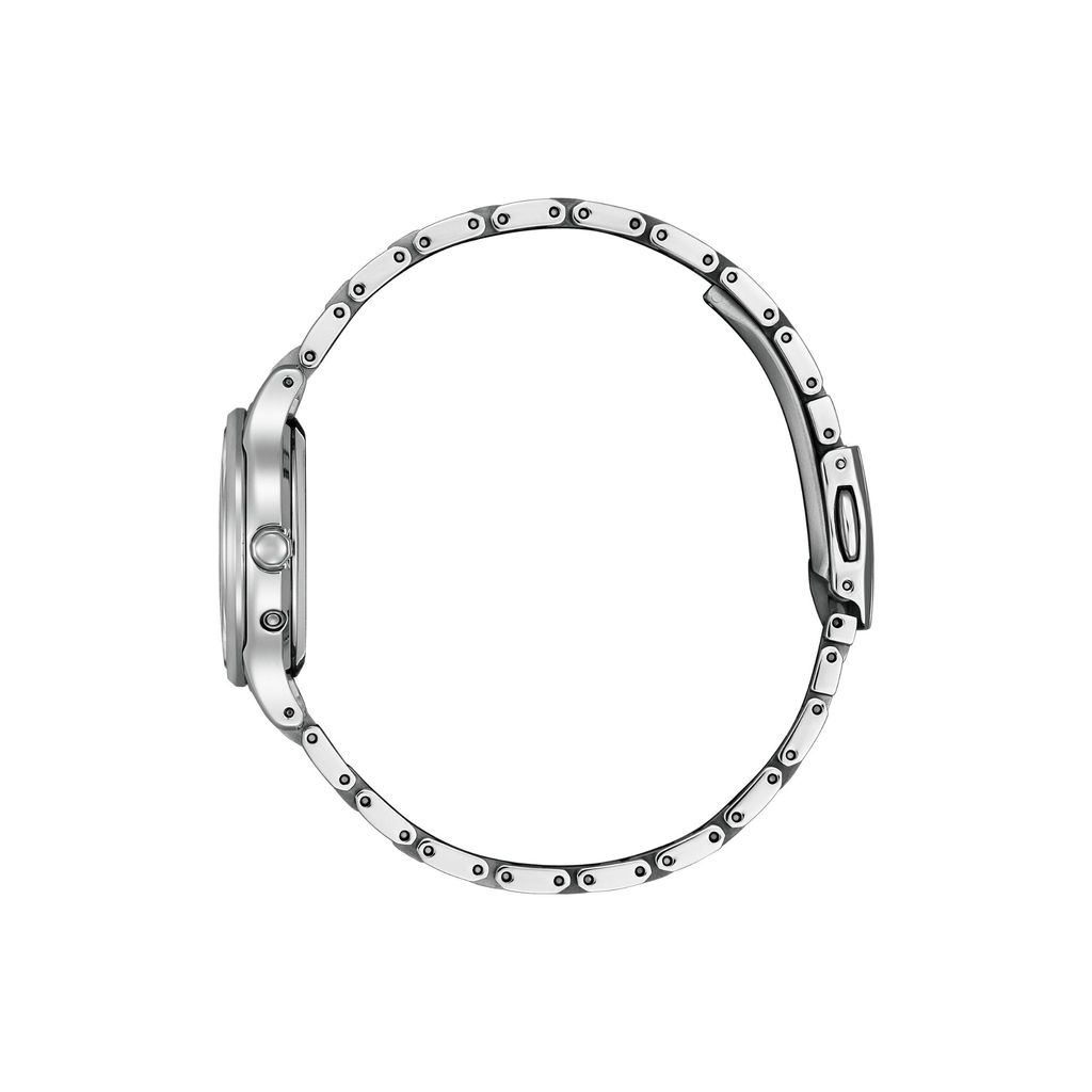 CITIZEN星辰 | XC系列 EC1160-71L | 限量 冬日琉光 鈦金屬 光動能電波女錶 28mm 側面