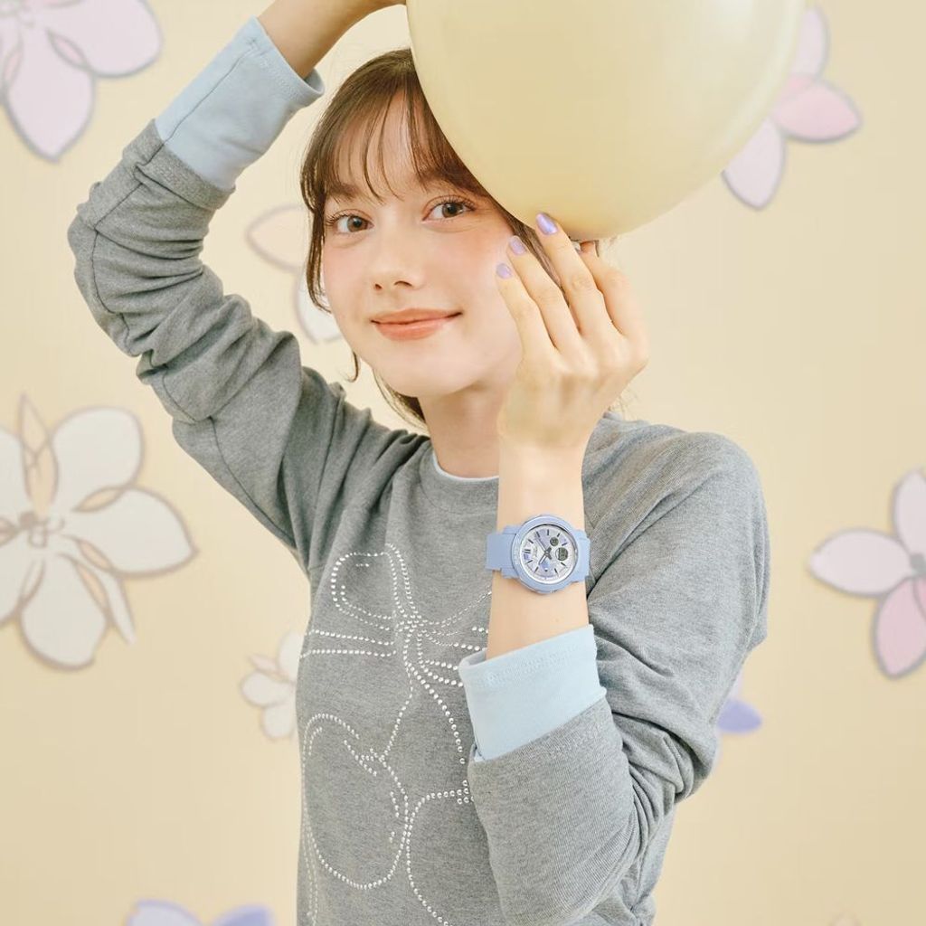 CASIO BABY-G | BGA-290FL-2A | 精緻優雅花卉 雙顯錶 女錶 實戴展示