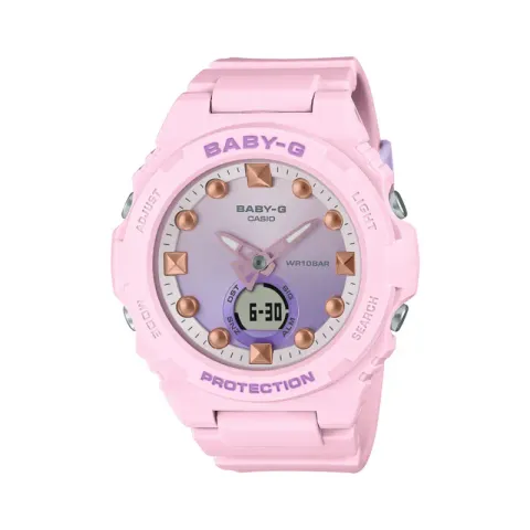 CASIO BABY-G | BGA-320-4A | 俏皮休閒 夏日之樂多彩繽紛 手錶 正面