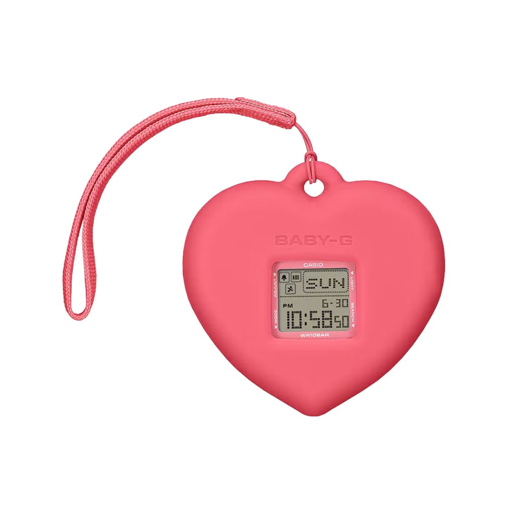CASIO | BABY-G G+PLUS BGD-10KH-4 | 粉彩色 方形飾品電子錶 飾品細節