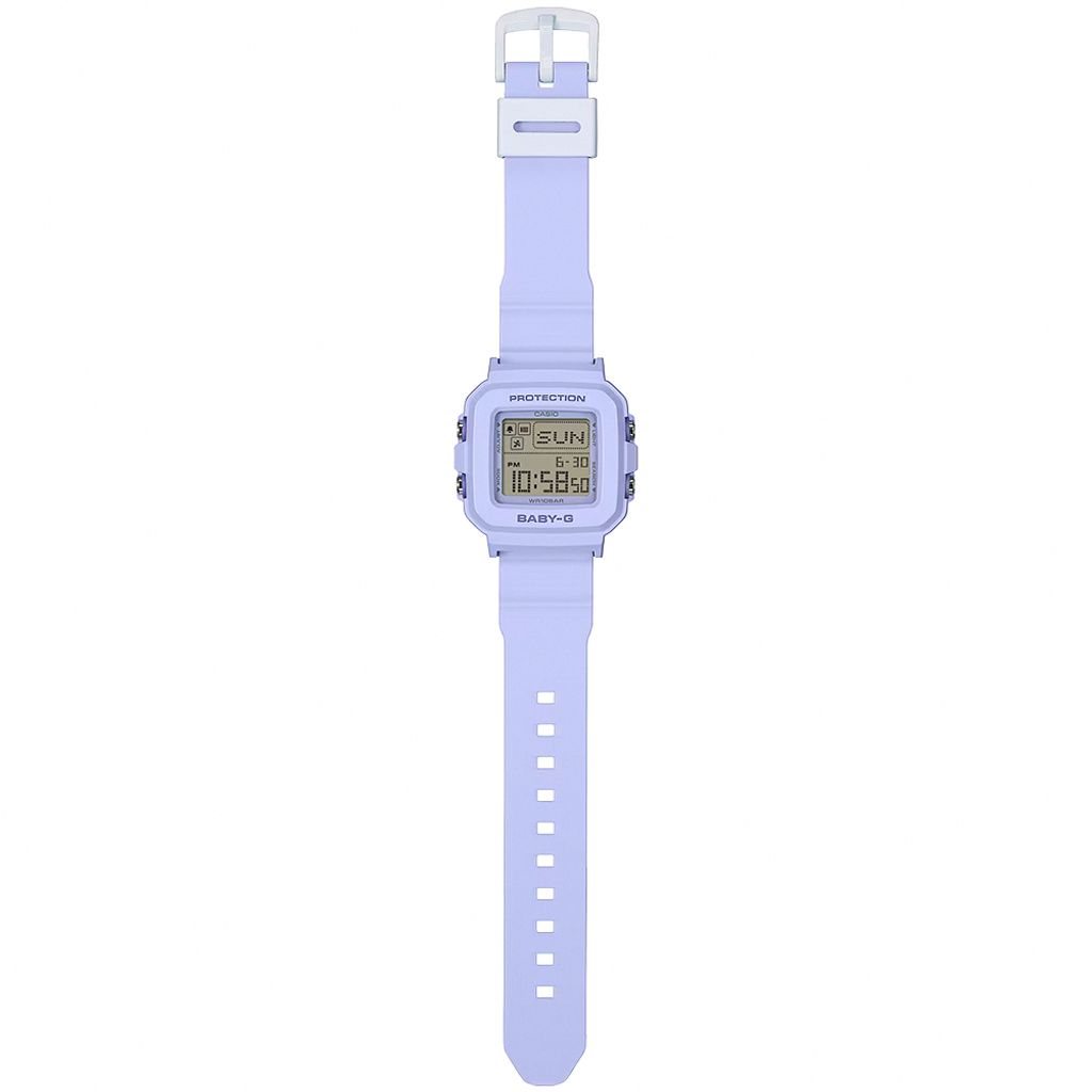 CASIO BABY-G | G+PLUS BGD-10KH-2B | 粉紫色 方形飾品電子錶 平攤