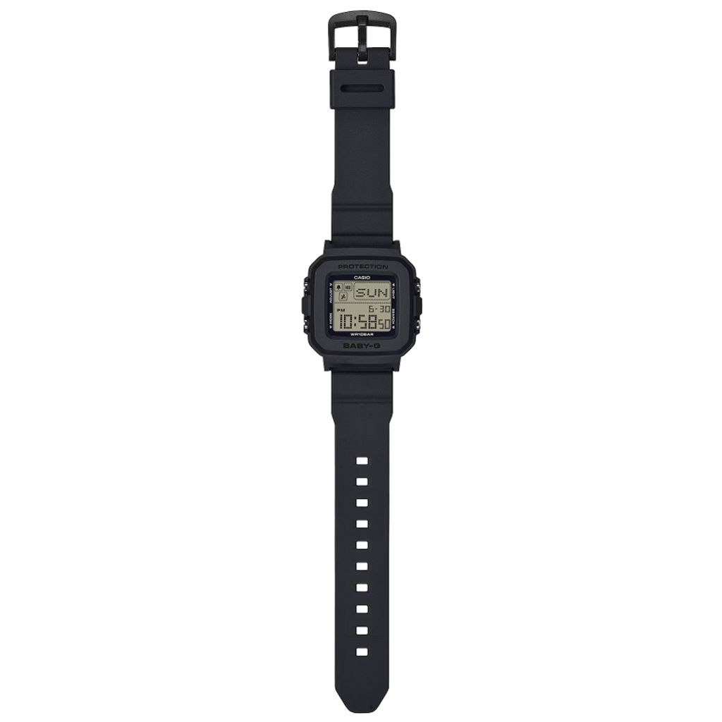 CASIO BABY-G | G+PLUS BGD-10KH-2C | 黑色 方形飾品電子錶 平攤