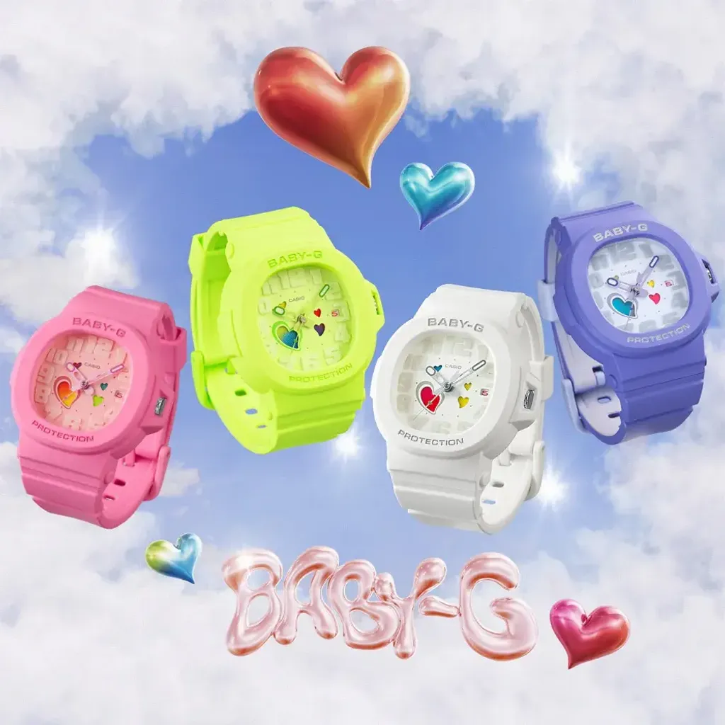 CASIO BABY-G | 俏皮愛心系列 BGA-10-6A | 紫色 繽紛時尚腕錶 系列圖