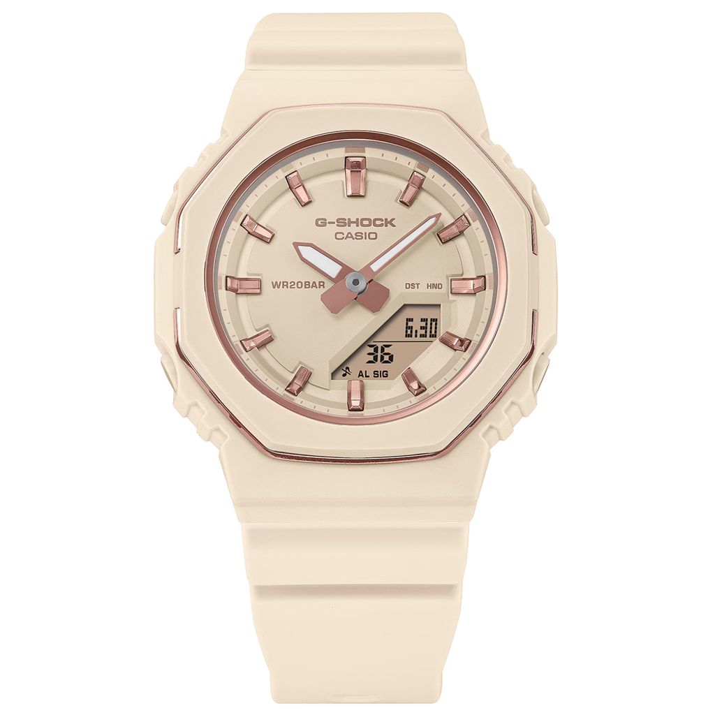 CASIO G-SHOCK | GMA-P2110-4A | WOMEN 經典時尚 八角雙顯腕錶 正面圖2