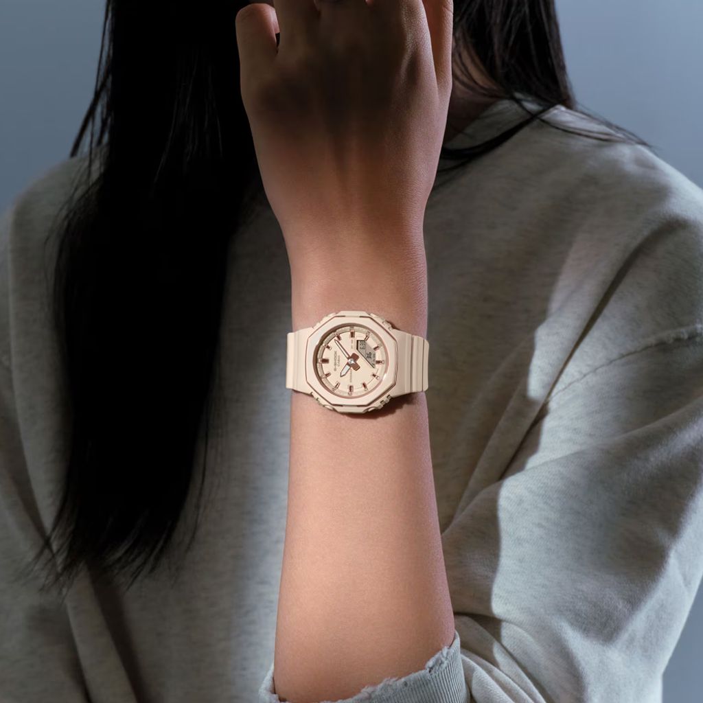 CASIO G-SHOCK | GMA-P2110-4A | WOMEN 經典時尚 八角雙顯腕錶 實帶展示