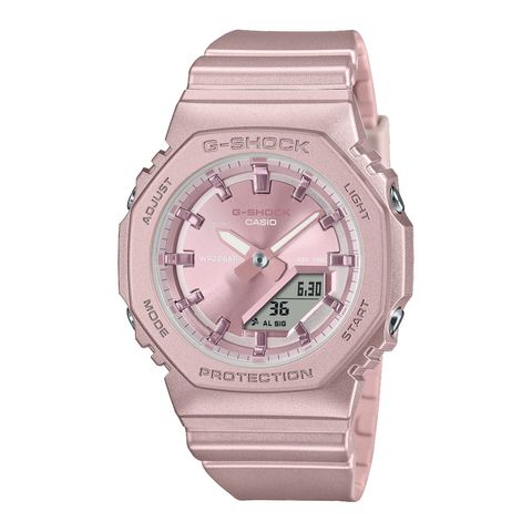 CASIO G-SHOCK | GMA-P2100ST-4A | 八角農家橡樹 粉紅柔光 雙顯錶 女錶 正面