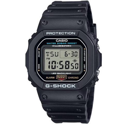 CASIO G-SHOCK | DW-5600UE-1 | 沉穩黑 運動潮流錶 正面