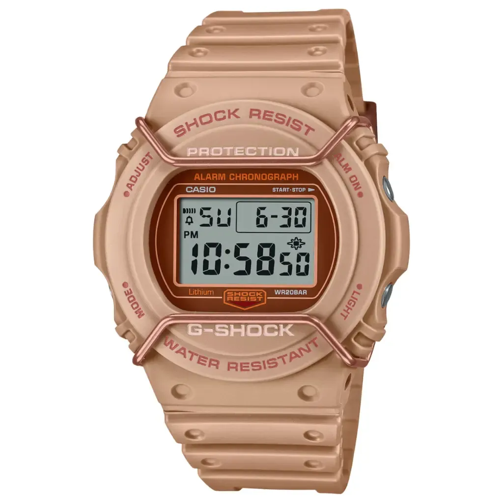CASIO G-SHOCK | DW-5700PT-5 | 金屬錶面保護器 最新時尚款 正面
