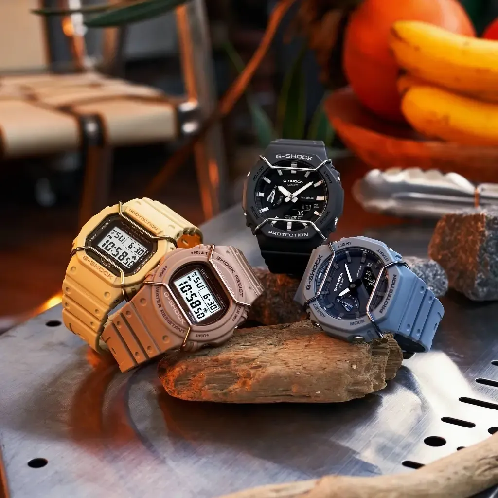 CASIO G-SHOCK | DW-5700PT-5 | 金屬錶面保護器 最新時尚款 系列圖