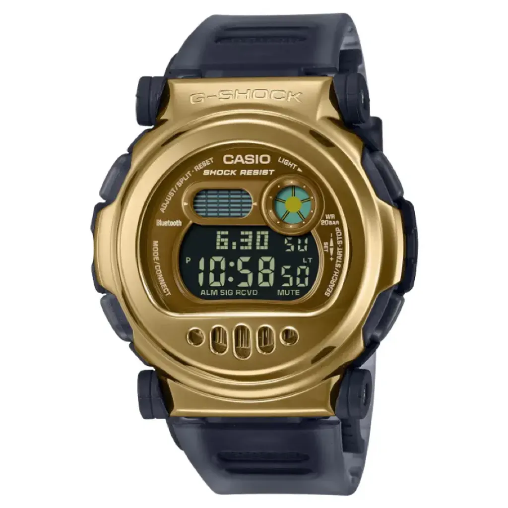 CASIO G-SHOCK | G-B001MVB-8 | 黑金色 限量雙錶殼 藍牙錶 移除錶蓋