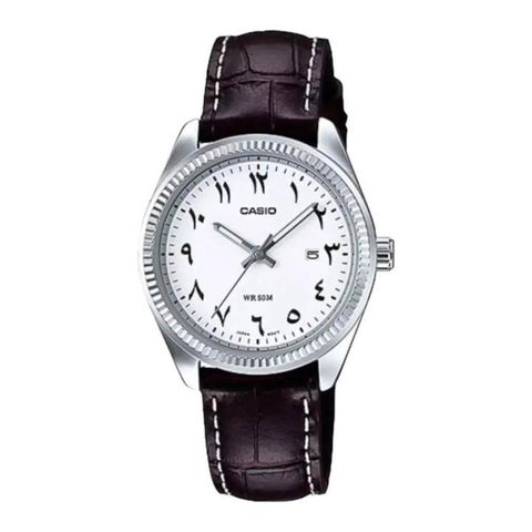 CASIO | LTP-1302L-7B3 | 簡約皮帶腕錶 正面