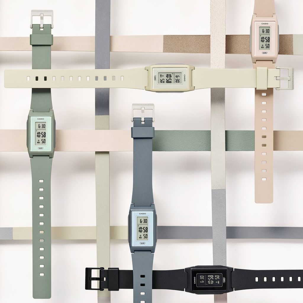 CASIO |  LF-10WH-2D | 藍色霧面 長型電子錶 系列展示